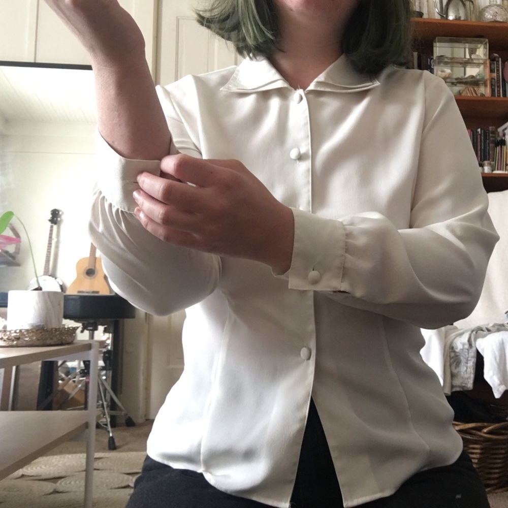 Vintage white blouse